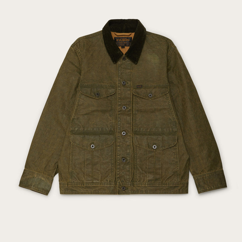 Coated journeyman jacket par Filson | Dark olive/tan (Green)