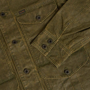 Coated journeyman jacket par Filson | Dark olive/tan (Green)