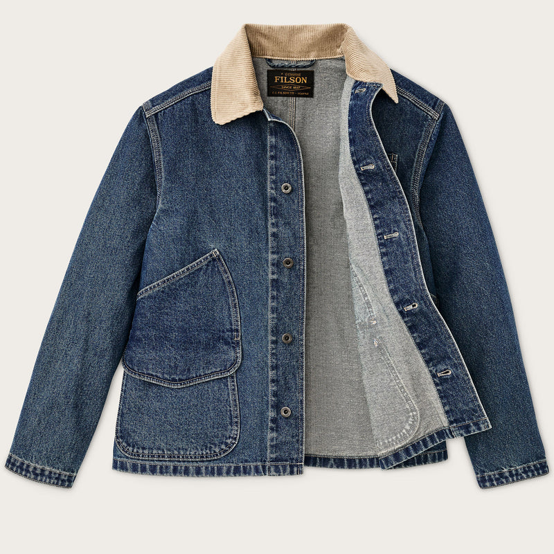 11-oz. denim outfitter jacket par Filson | Light indigo (Blue)