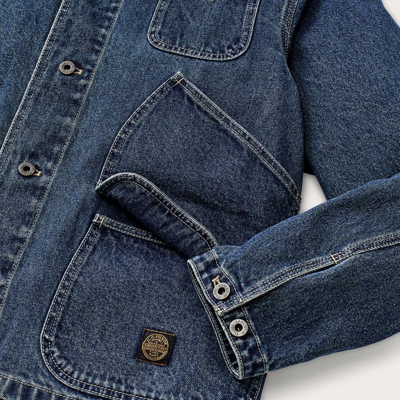 11-oz. denim outfitter jacket par Filson | Light indigo (Blue)