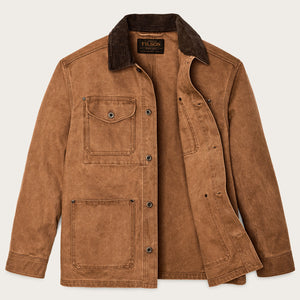 Rustic canvas barn coat by Filson | Whiskey (Brown)