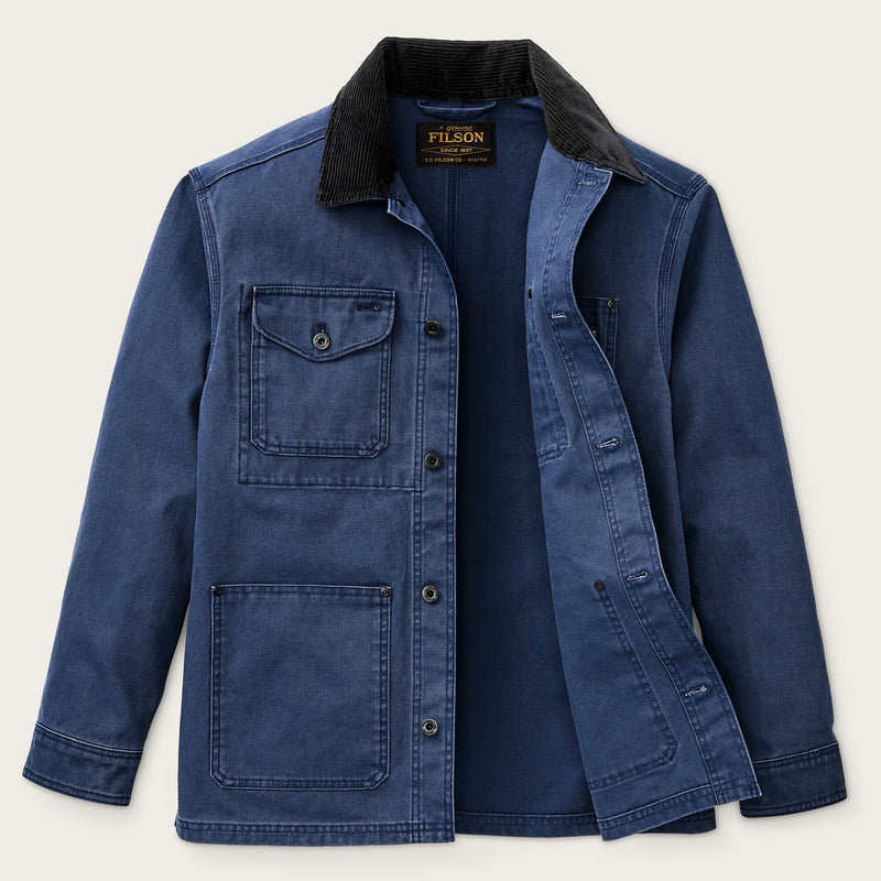 Rustic canvas barn coat von Filson | Indigo (Blue)