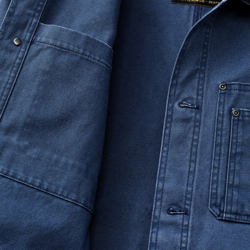 Rustic canvas barn coat von Filson | Indigo (Blue)