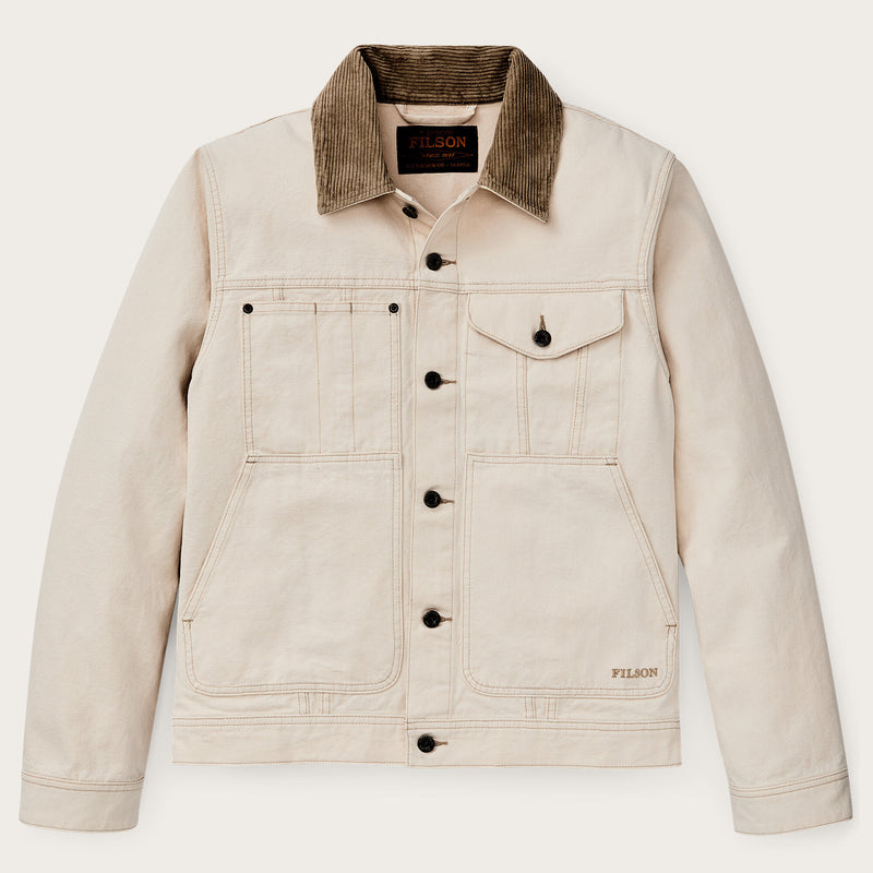 Rustic canvas short cruiser jacket by Filson | Natural seed (Beige)