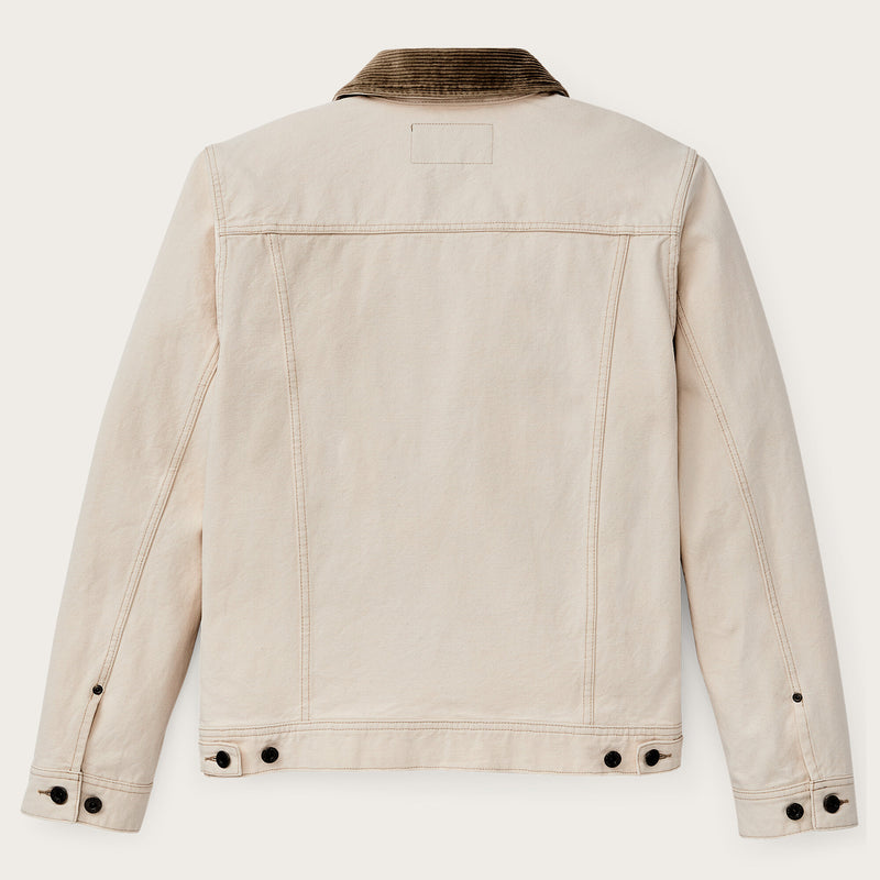 Rustic canvas short cruiser jacket by Filson | Natural seed (Beige)
