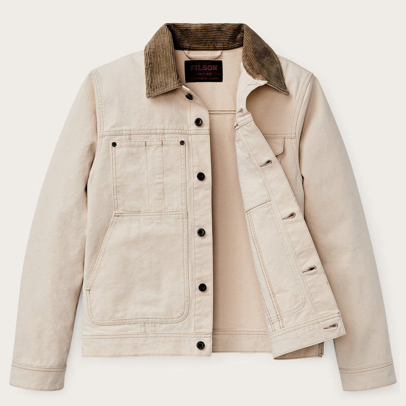 Rustic canvas short cruiser jacket by Filson | Natural seed (Beige)