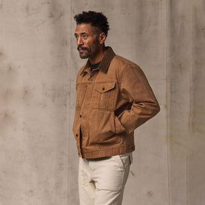 Rustic canvas short cruiser jacket by Filson | Whiskey (Brown)