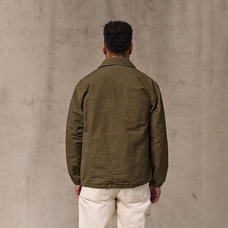 Dry wax windbreaker di Filson | Military olive (Green)