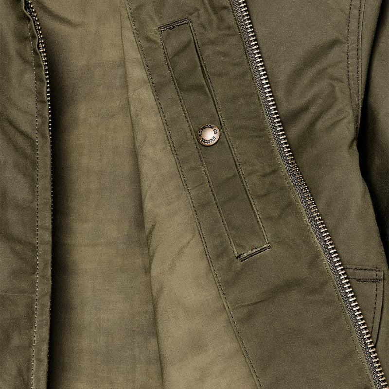 Cover cloth bomber jacket di Filson | Marsh olive (Green)