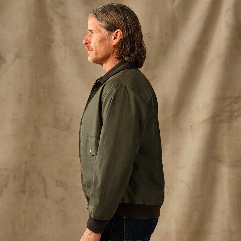 Cover cloth bomber jacket di Filson | Marsh olive (Green)