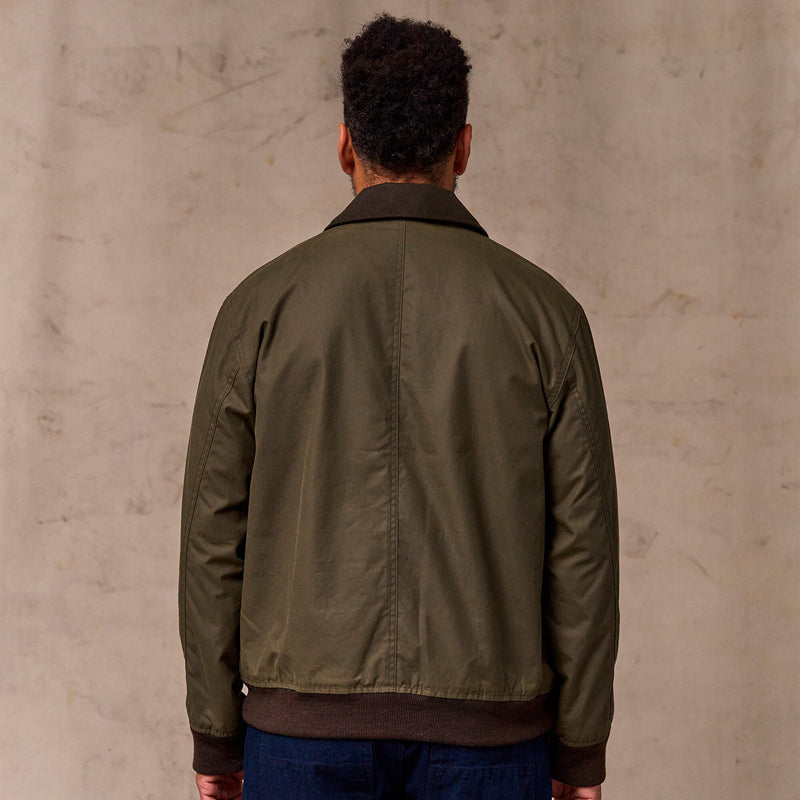 Cover cloth bomber jacket di Filson | Marsh olive (Green)