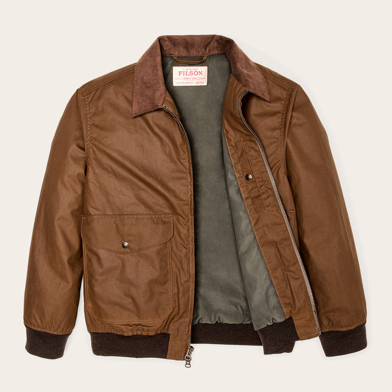 Cover cloth bomber jacket di Filson | Dark tan (Brown)