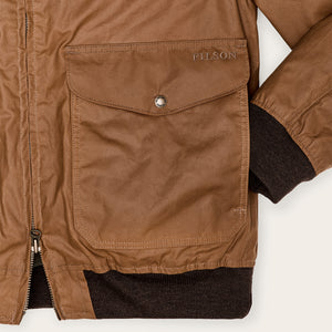 Cover cloth bomber jacket di Filson | Dark tan (Brown)