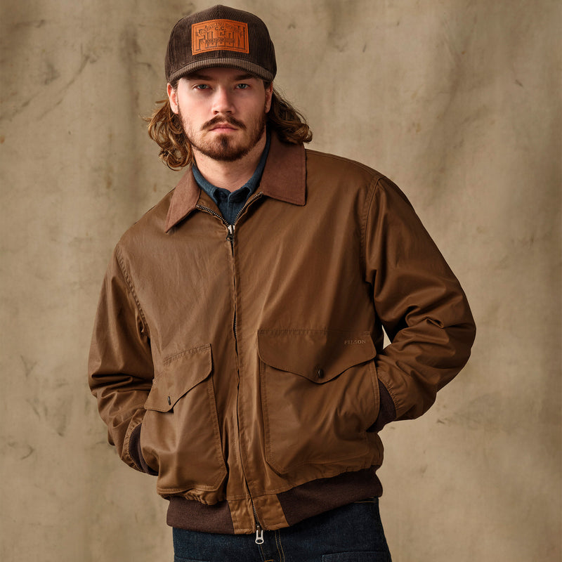 Cover cloth bomber jacket di Filson | Dark tan (Brown)