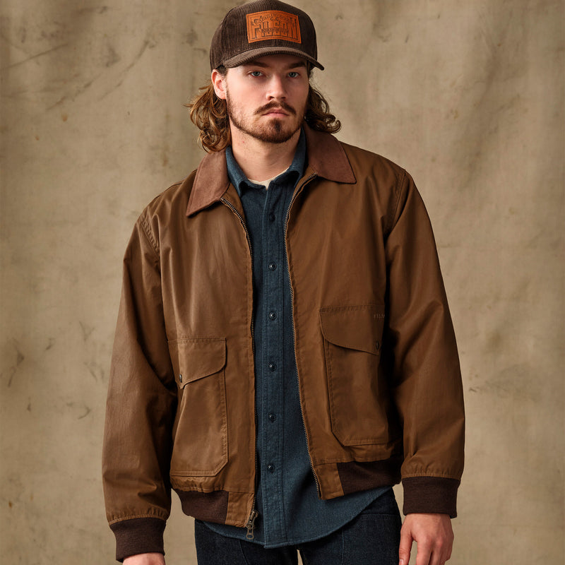 Cover cloth bomber jacket di Filson | Dark tan (Brown)