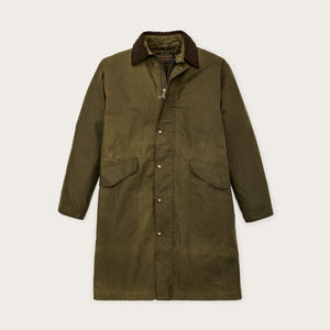 Cover cloth trench coat by Filson | Marsh olive (Green)