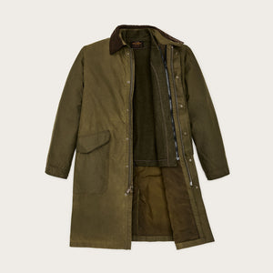 Cover cloth trench coat by Filson | Marsh olive (Green)