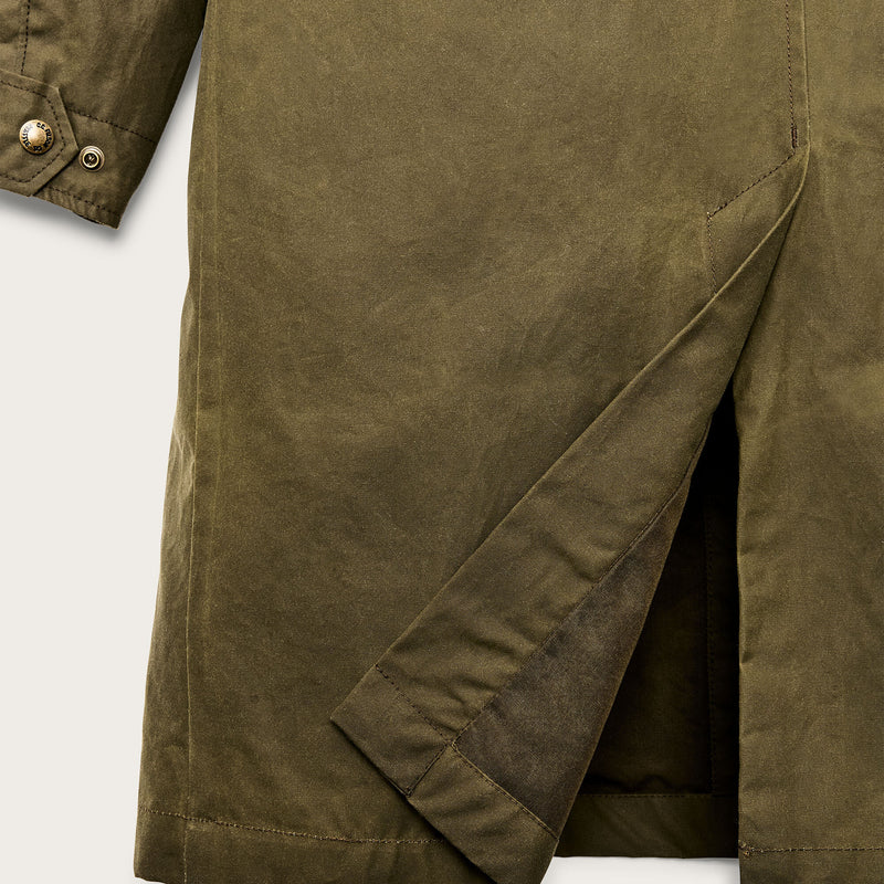 Cover cloth trench coat by Filson | Marsh olive (Green)