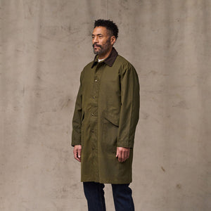 Cover cloth trench coat by Filson | Marsh olive (Green)