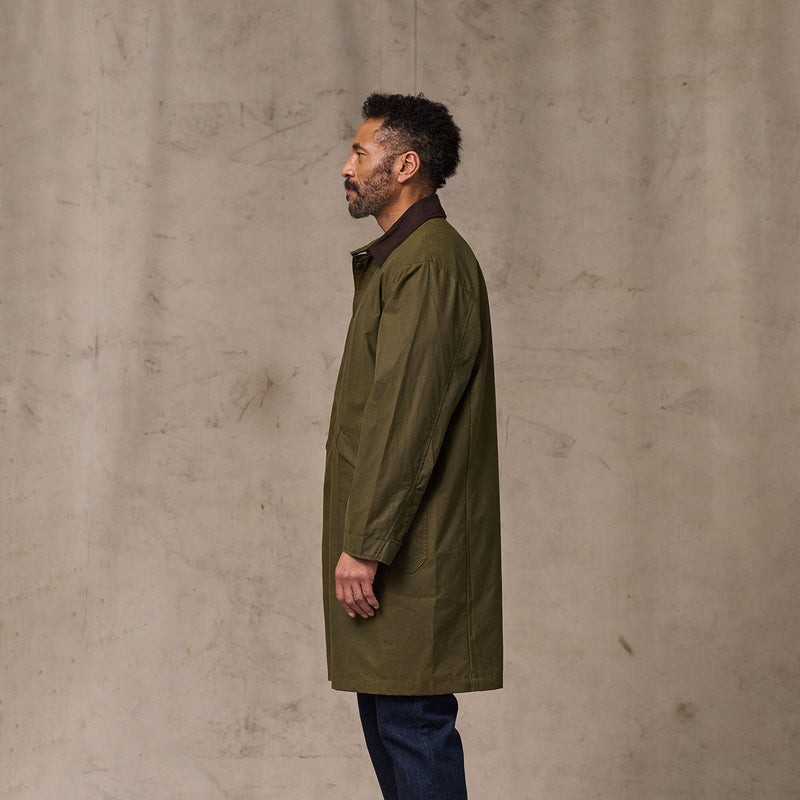 Cover cloth trench coat by Filson | Marsh olive (Green)