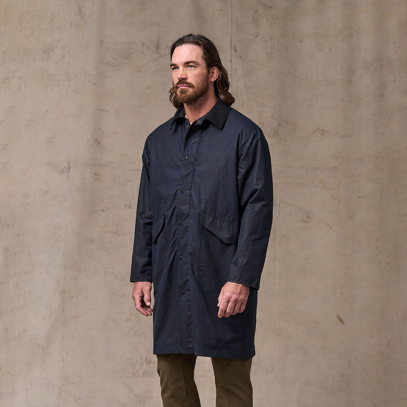 Cover cloth trench coat von Filson | Harbor blue (Blue)