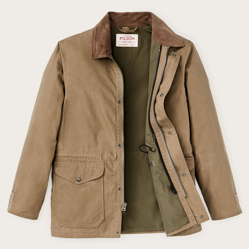 Dry wax mile marker coat by Filson | Dark beige (Beige)