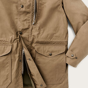 Dry wax mile marker coat by Filson | Dark beige (Beige)