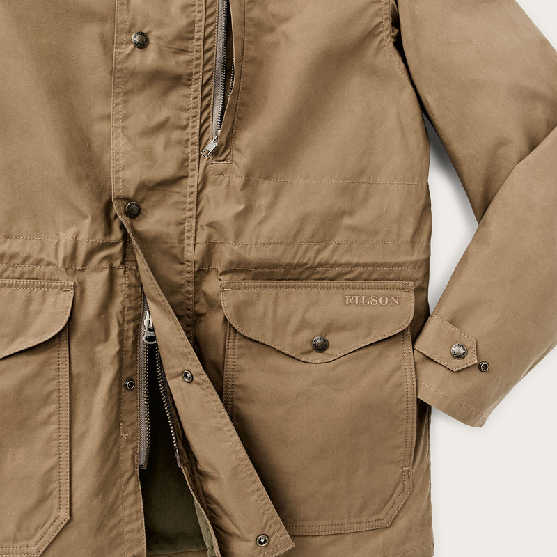 Dry wax mile marker coat by Filson | Dark beige (Beige)