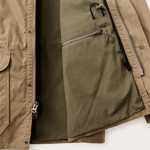 Dry wax mile marker coat by Filson | Dark beige (Beige)