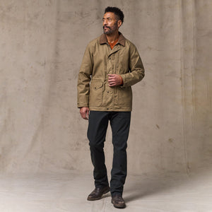 Dry wax mile marker coat by Filson | Dark beige (Beige)