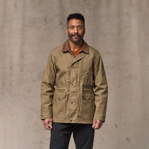 Dry wax mile marker coat by Filson | Dark beige (Beige)