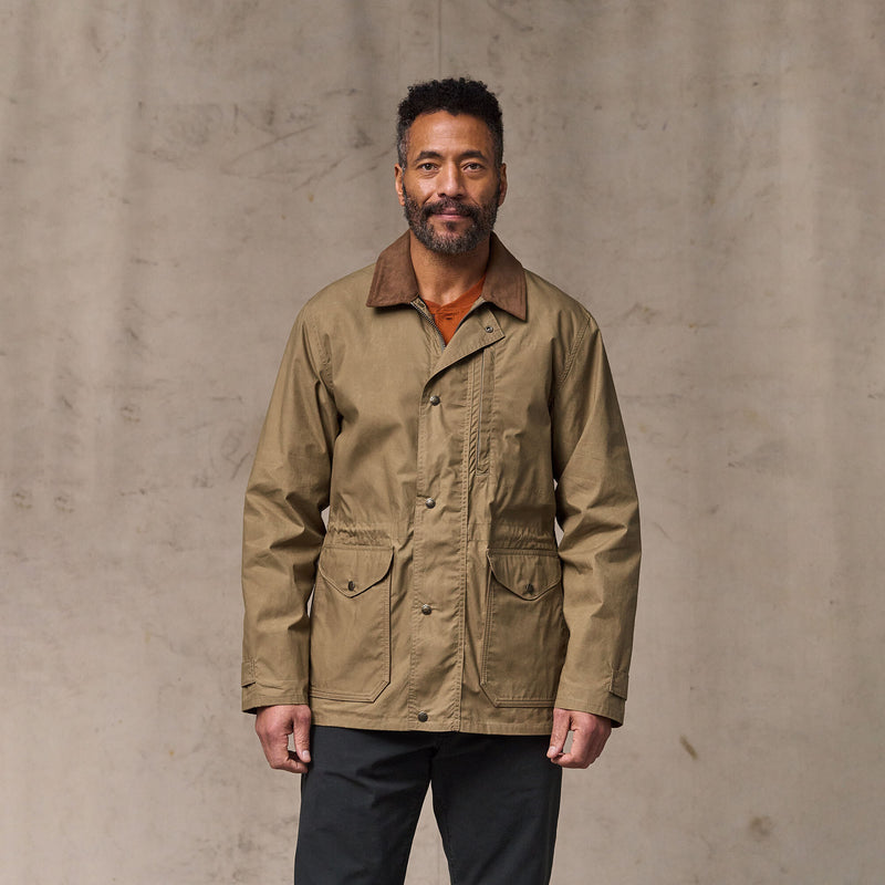 Dry wax mile marker coat by Filson | Dark beige (Beige)