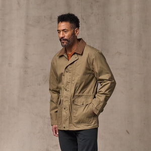 Dry wax mile marker coat by Filson | Dark beige (Beige)