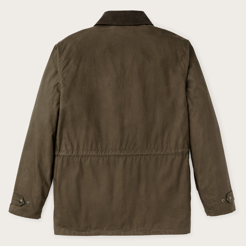 Dry wax mile marker coat par Filson | Burnt olive (Green)