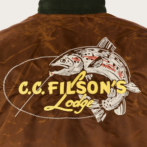 Embroidered montlake jacket by Filson | Whiskey (Brown)