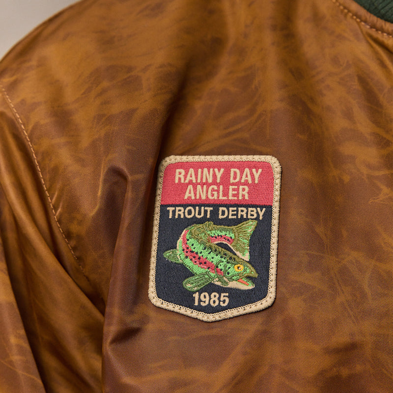 Embroidered montlake jacket by Filson | Whiskey (Brown)