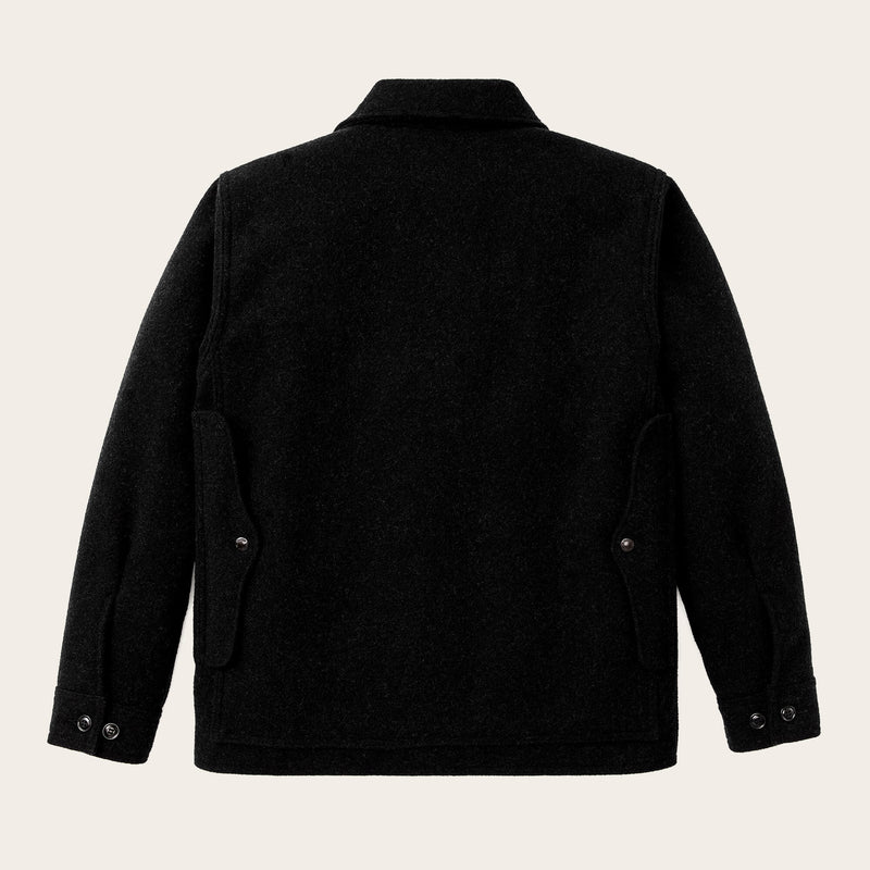 Mackinaw wool cruiser jacket by Filson | Charcoal (Black)