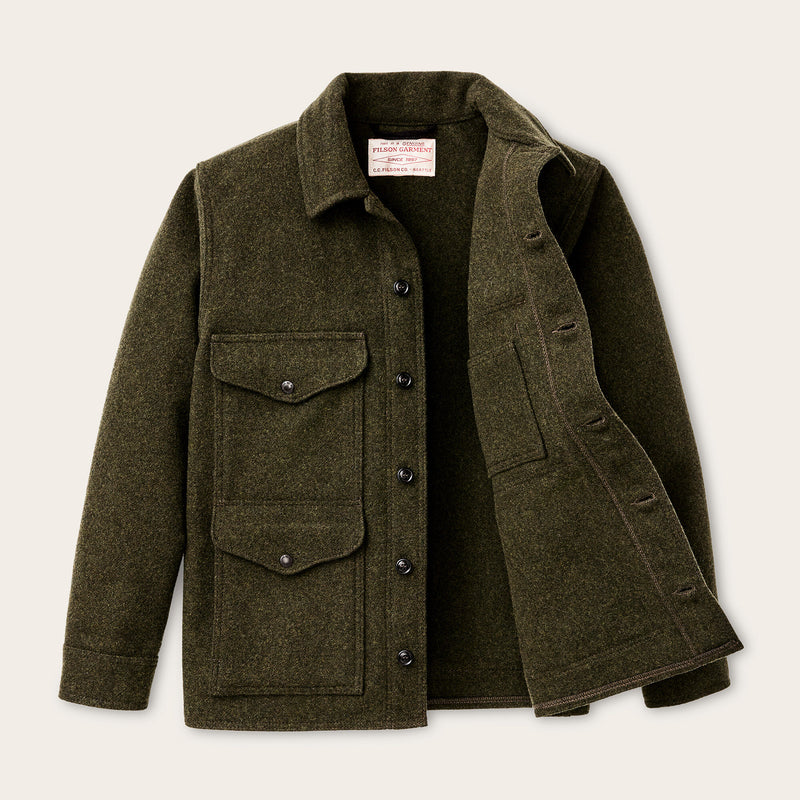 Mackinaw wool cruiser jacket par Filson | Forest green (Green)