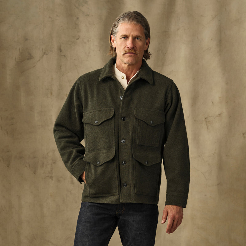 Mackinaw wool cruiser jacket by Filson | Forest green (Green)