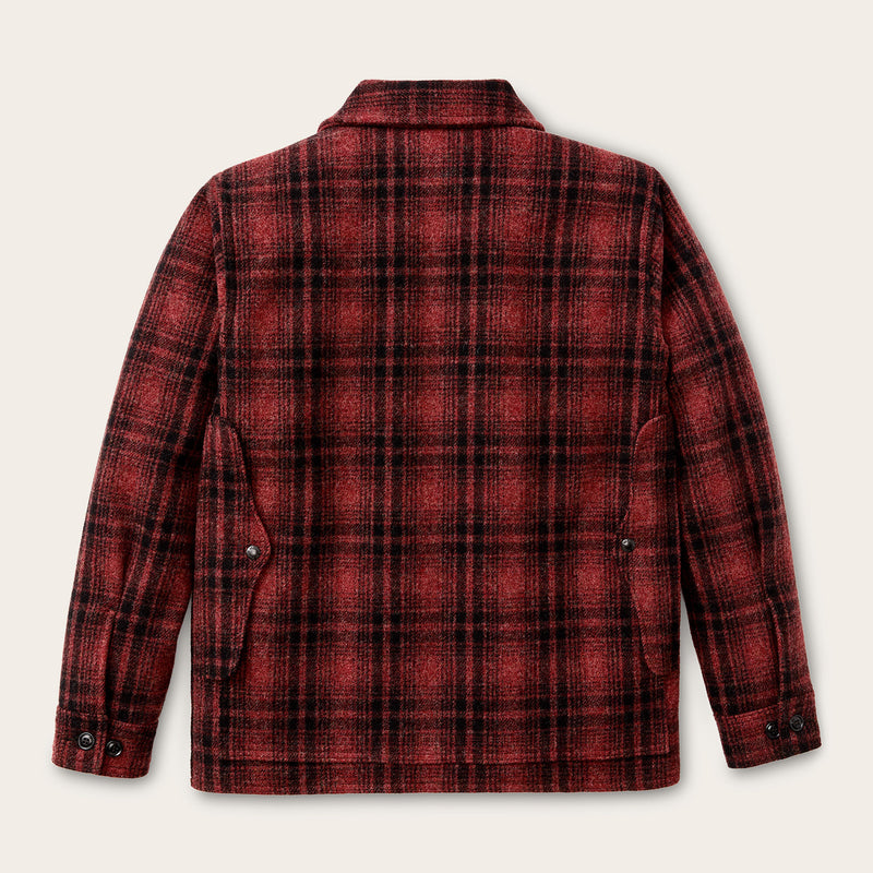 Mackinaw wool cruiser jacket by Filson | North country red pl (Red)