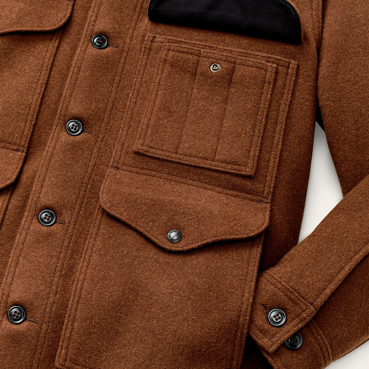 Mackinaw wool cruiser jacket by Filson | Chessie tan (Brown)