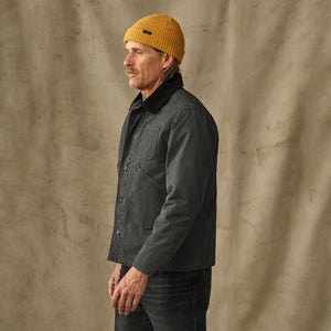 Insulated canvas outfitter jacket by Filson | Peat (Gray)