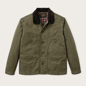 Insulated canvas outfitter jacket by Filson | Dark olive (Green)