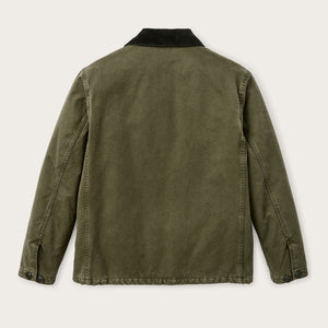 Insulated canvas outfitter jacket by Filson | Dark olive (Green)