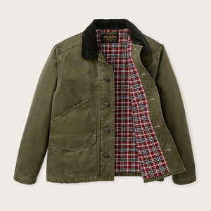 Insulated canvas outfitter jacket by Filson | Dark olive (Green)