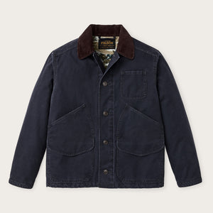 Insulated canvas outfitter jacket by Filson | Dark navy (Blue)