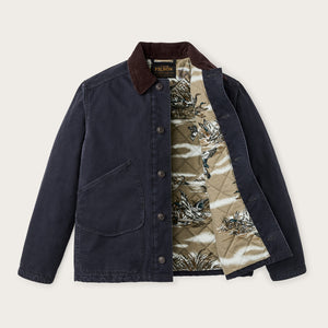 Insulated canvas outfitter jacket by Filson | Dark navy (Blue)
