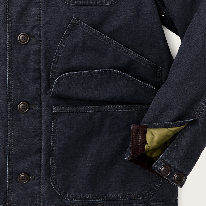 Insulated canvas outfitter jacket by Filson | Dark navy (Blue)