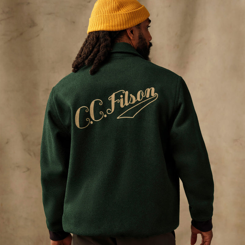 Mackinaw wool coach jacket von Filson | Vintage pine (Green)