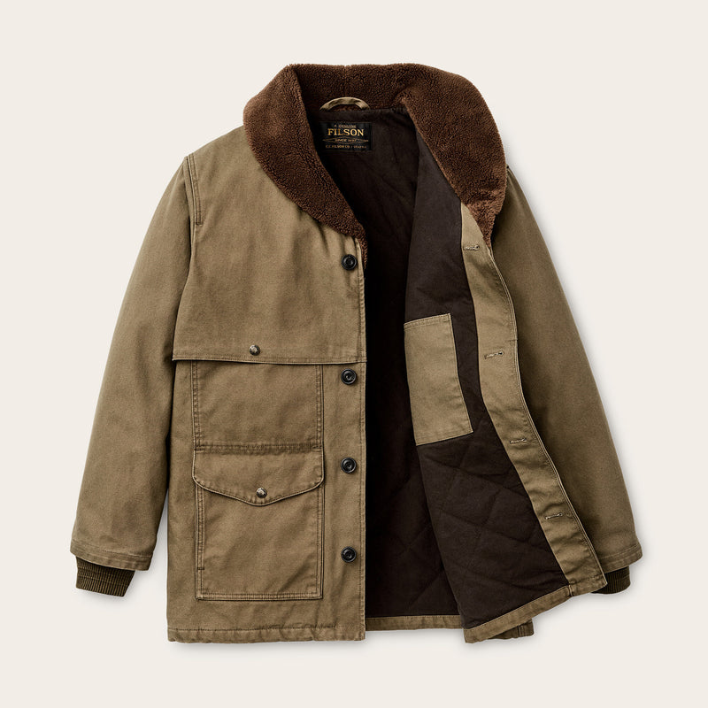 Rustic canvas packer coat di Filson | Marsh olive (Beige)